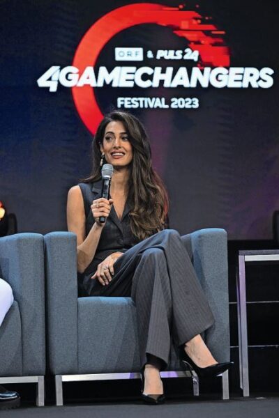 Stargast 2023: Anwältin und Aktivistin Amal Clooney.