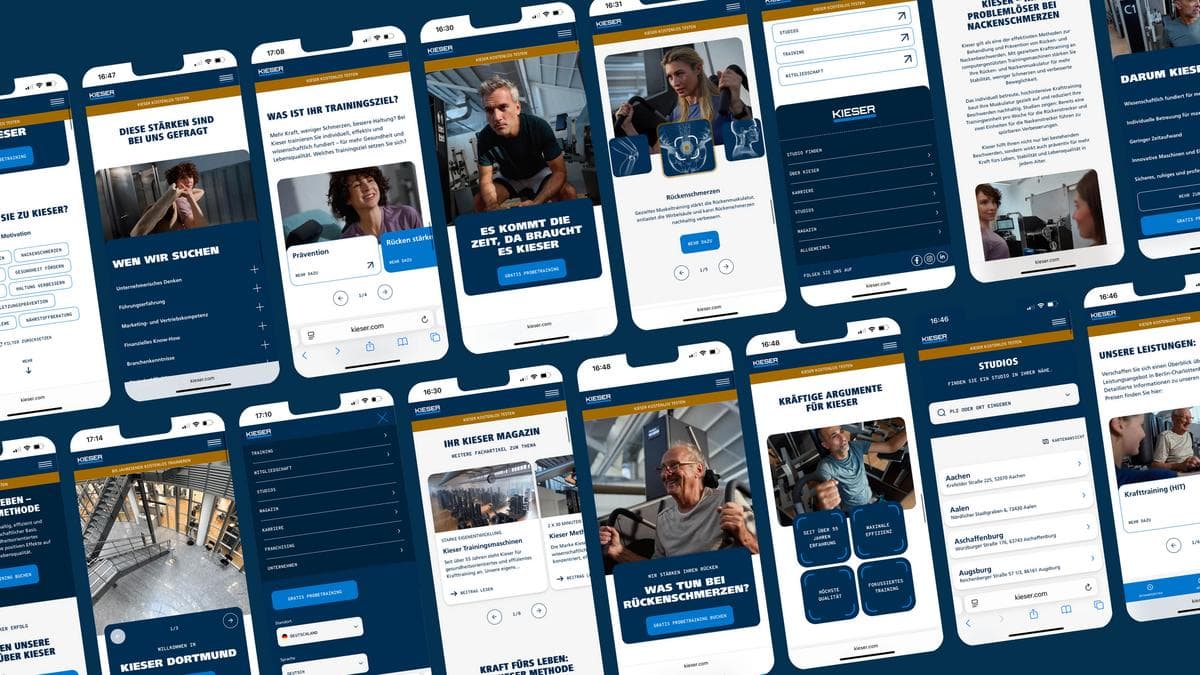 Web page, Website, Mobile device