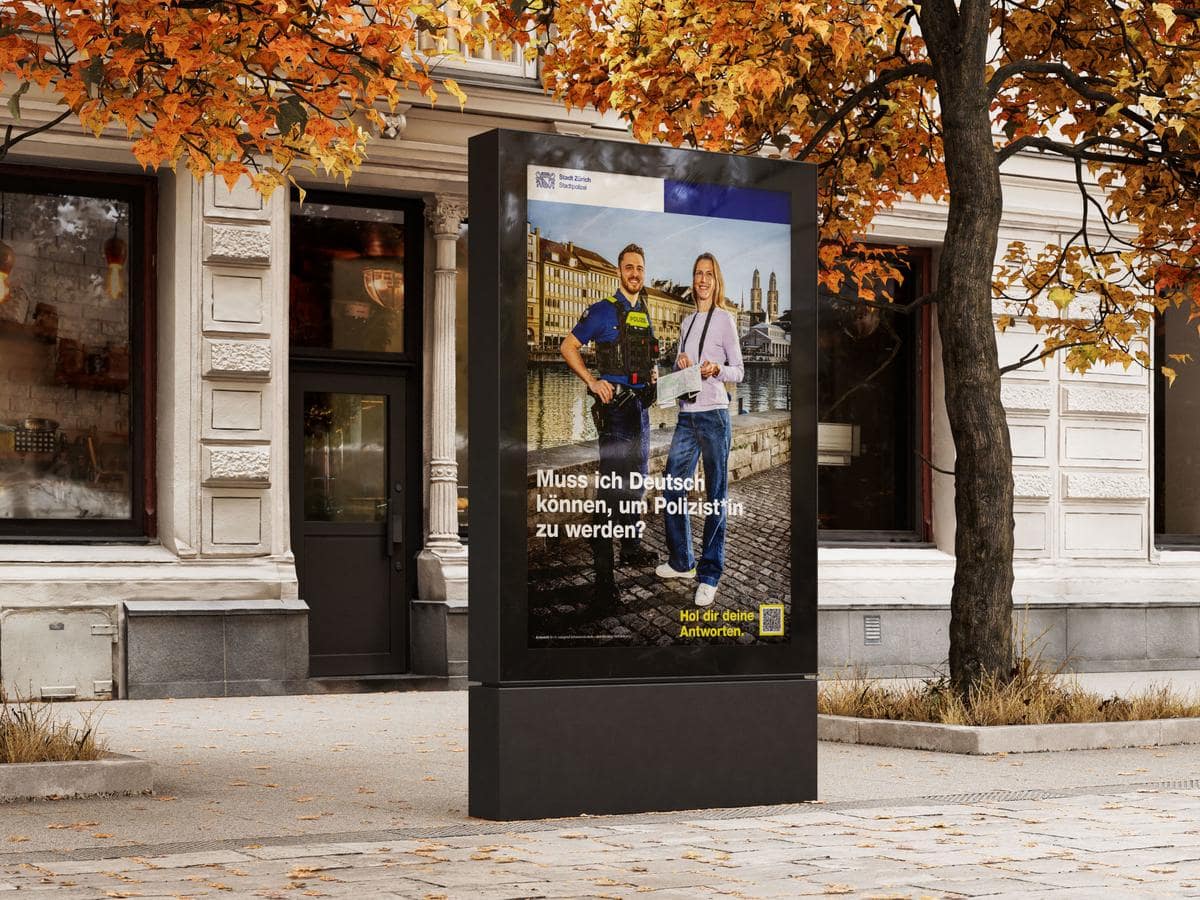 Weiteres Kampagnenmotiv der Employer-Branding-Kampagne
