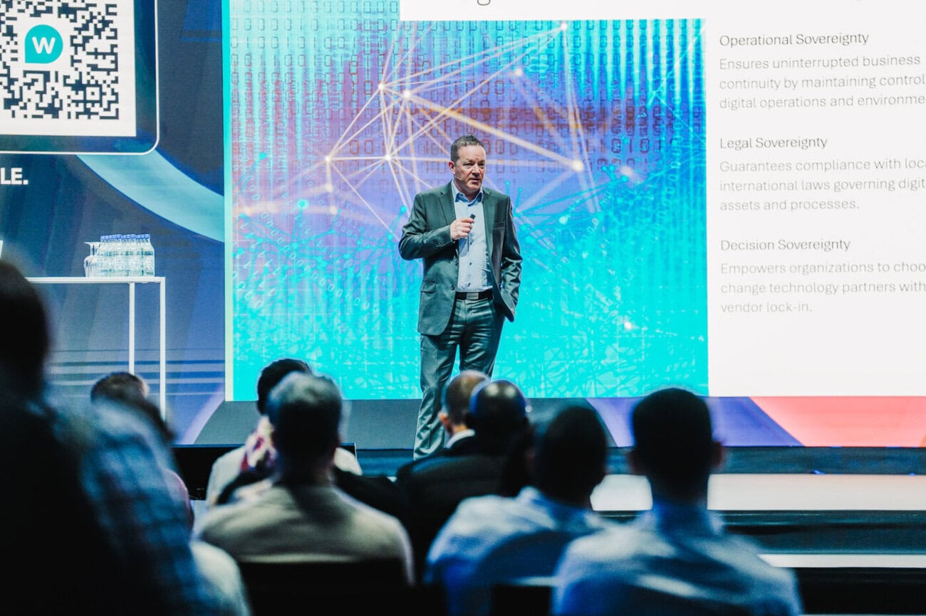Christophe Gerber, General Manager, ELCASecurity an den Swiss Cyber Security Days 2026