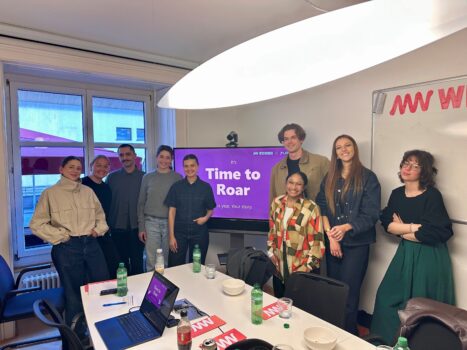 Die Schweizer Young Lions 2026 am Roundtable vor Cannes. Quelle: zvg