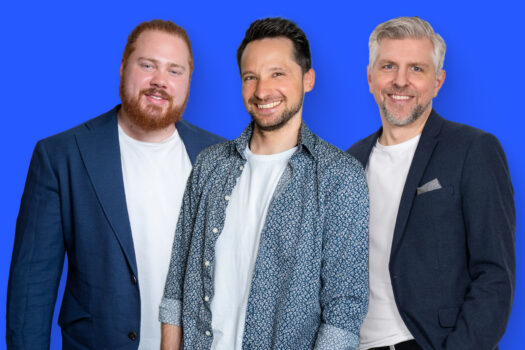 Projektteam Mark Luxenhofer, Beat Krapf und Basil Honegger. Quelle: zvg