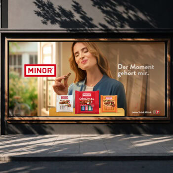 Rembrand AG setzt Minor Kampagne 2026 fort. Quelle: zvg