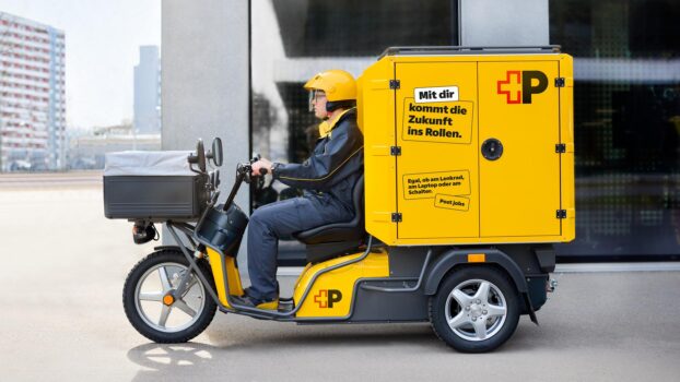 Post bewirbt neue Karrierechancen in der Logistik. Quelle: zvg