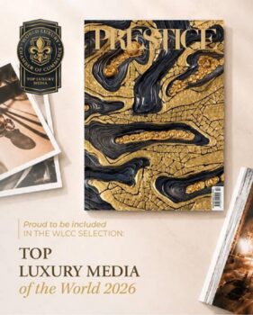 PRESTIGE feiert Aufnahme in die TOP Luxury Media. Quelle: zvg