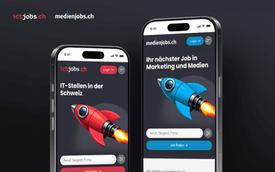 Die Jobplattformen ictjobs.ch und medienjobs.ch mit neuem Design. Quelle: zvg