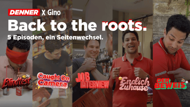Content Creator Gino entdeckt Denner in neuer Serie. Quelle: zvg