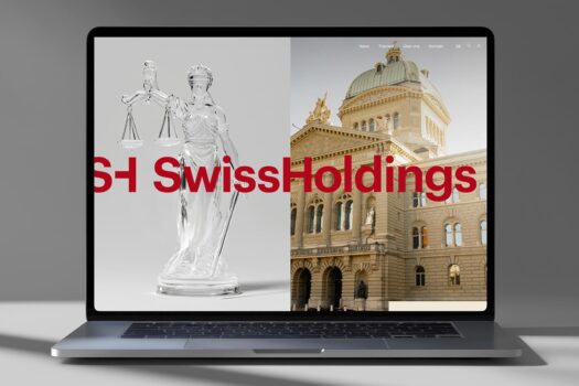 SwissHoldings präsentiert die neue Website. Quelle: zvg