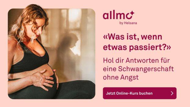 allmo von Helsana bietet Lösungen für Schwangerschaft. Quelle: zvg