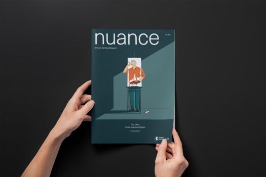 BKB lanciert das neue Private-Banking-Magazin Nuance. Quelle: zvg