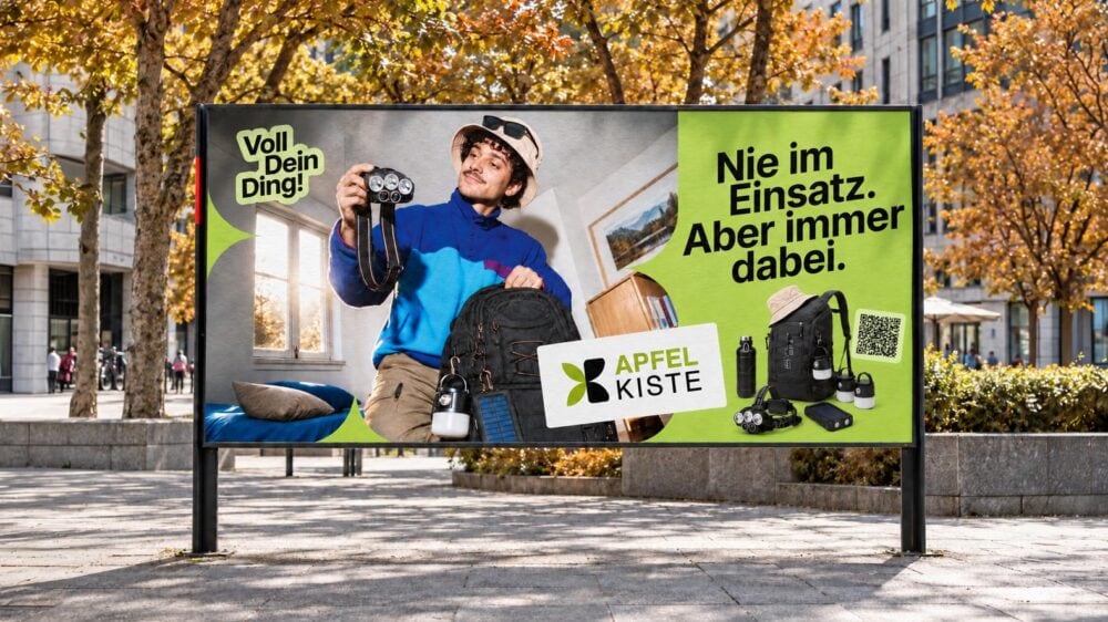 Apfelkiste lanciert ihre neue Markenkampagne. Quelle: zvg