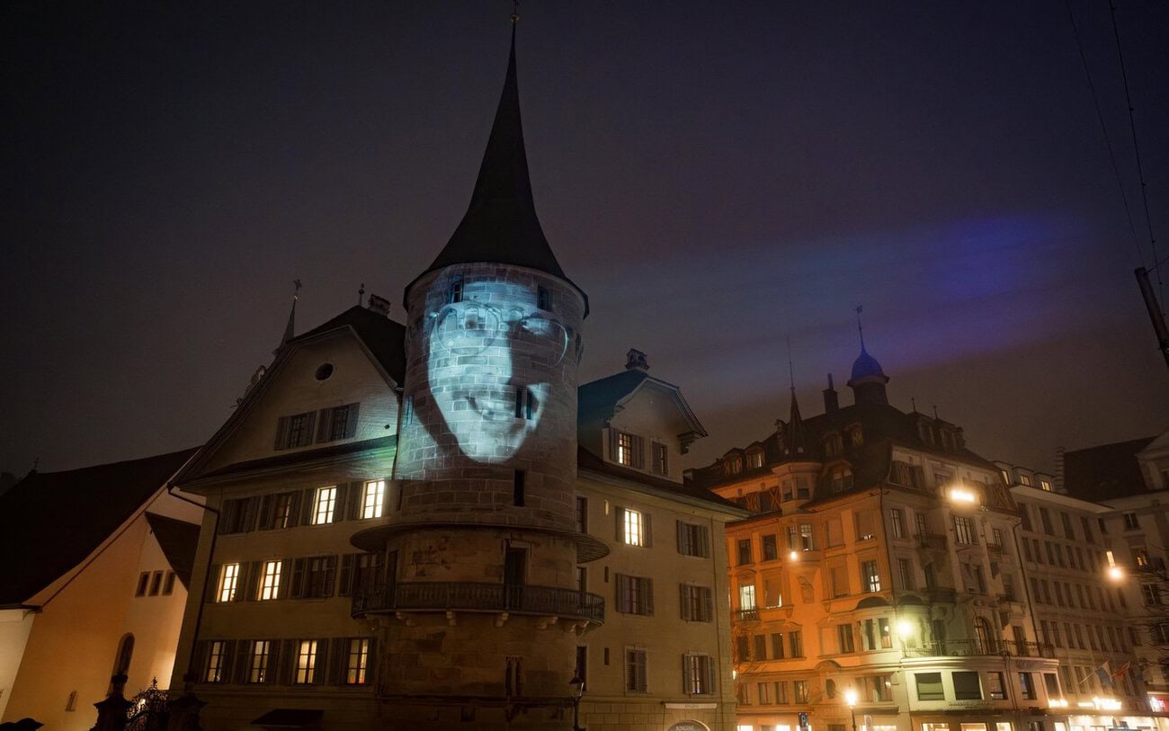 Das Lilu Lichtfestival Luzern ist ebenfalls Schauplatz der Kampagne. Quelle: zvg
