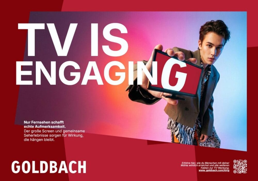WPP gestaltet neue TV-Kampagne für Goldbach. Quelle: zvg